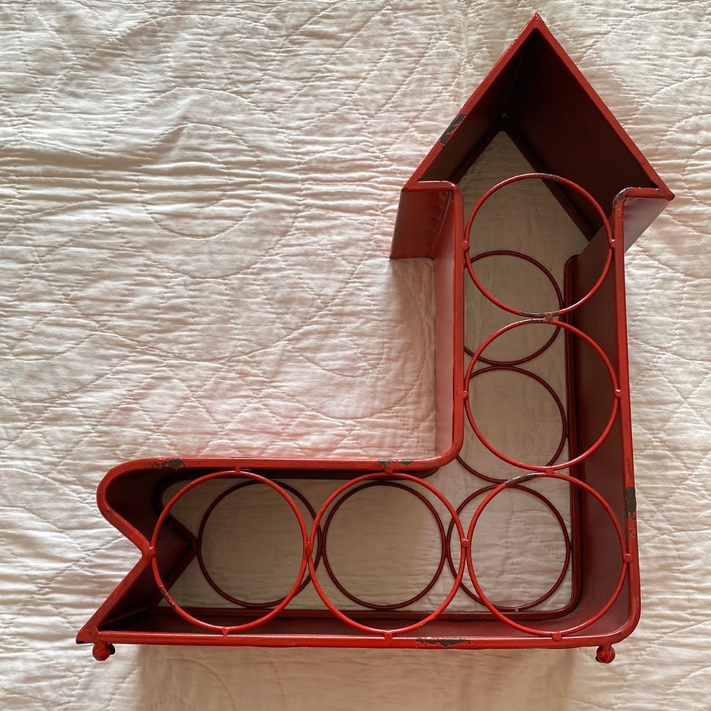 Red Arrow Wine Bottle Holder